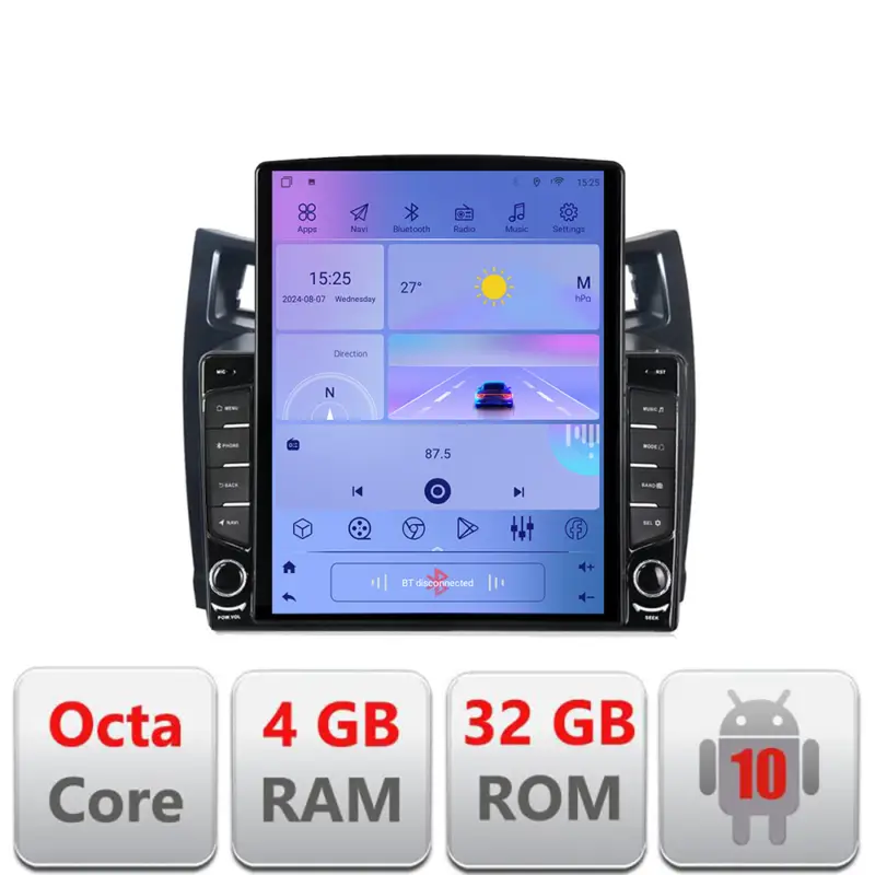 Navigație Toyota Yaris 2008-2011, ecran Tesla 9.7, Android, 4GB+32GB Popular