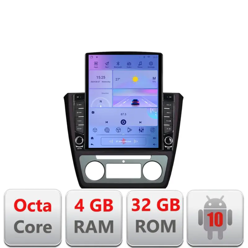 Promoție Navigație Android Skoda Yeti 2009-2014, ecran Tesla 9.7 inch, 4GB RAM