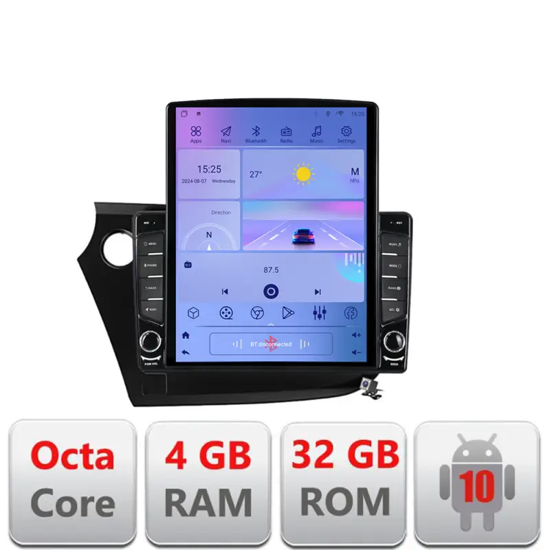 Cumpărături sigure Navigație Honda Insight 2009-2014, ecran Tesla 9.7 inch, Android, 4GB+32GB