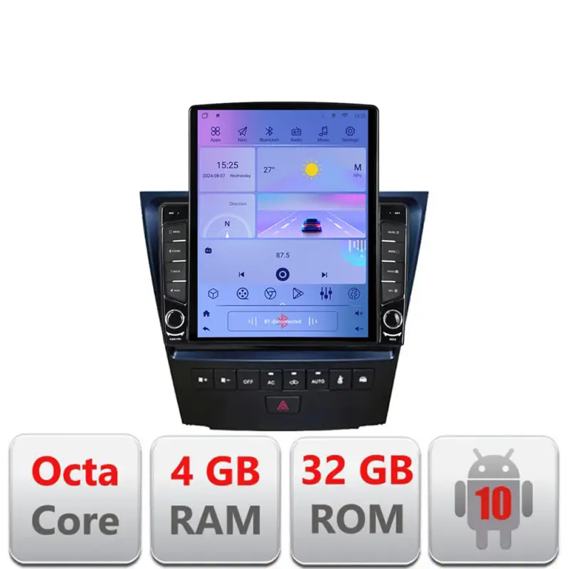 Navigație Lexus GS 2004-2011 cu ecran Tesla 9.7, Android, GPS, 4GB+32GB Ofertă exclusivă