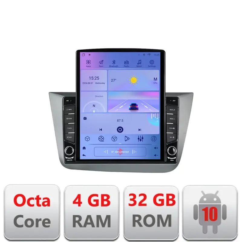 Preferatul clienților Navigatie Android Seat Leon 2005-2012, ecran Tesla 9.7 inch, 4GB+32GB, 4G