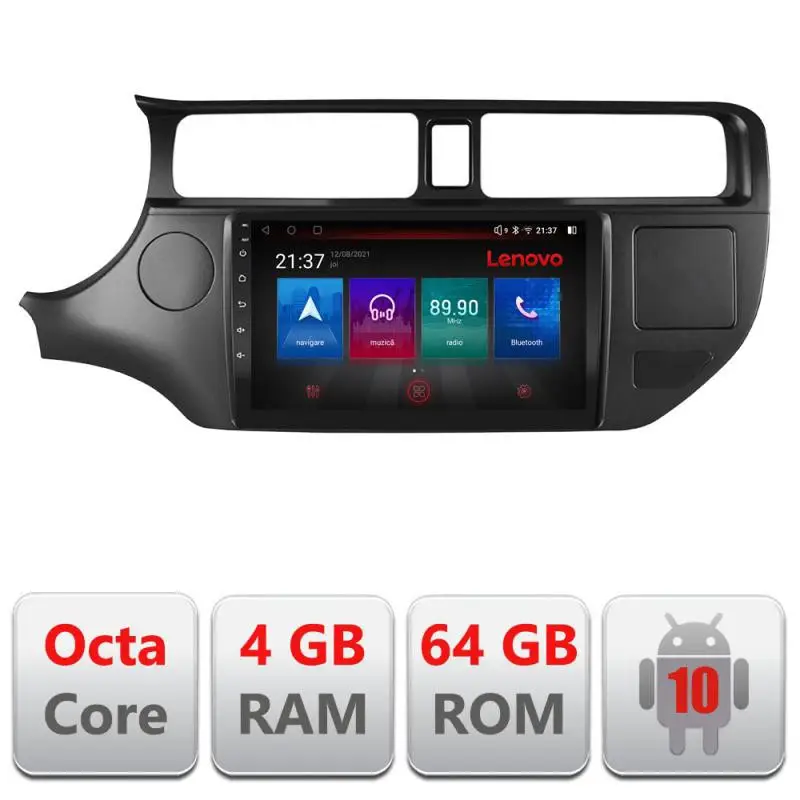 Navigație dedicată Kia Rio 2011-2014 Android, GPS, 4G, 4GB RAM, 64GB Ofertă de sezon