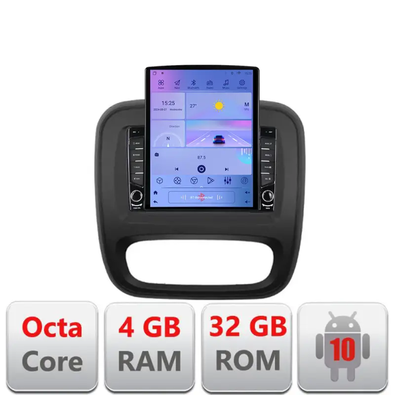 Reduceri Navigatie Android Renault Trafic 2014-2017, ecran 9.7 inch Tesla, 4+32GB