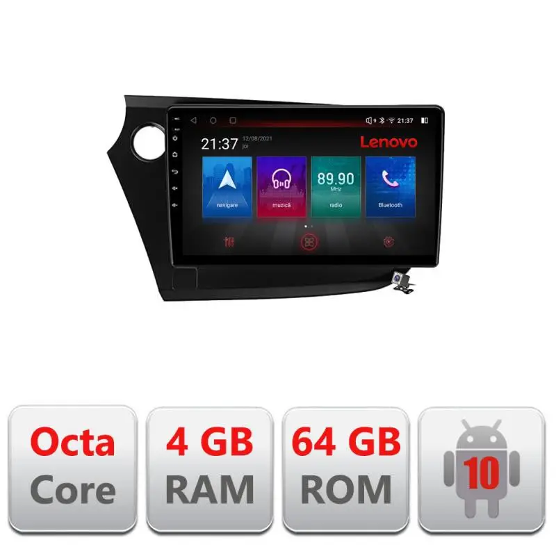 Livrare expres Navigație dedicată Honda Insight 2009-2014 Android 4G GPS WiFi 4GB+64GB