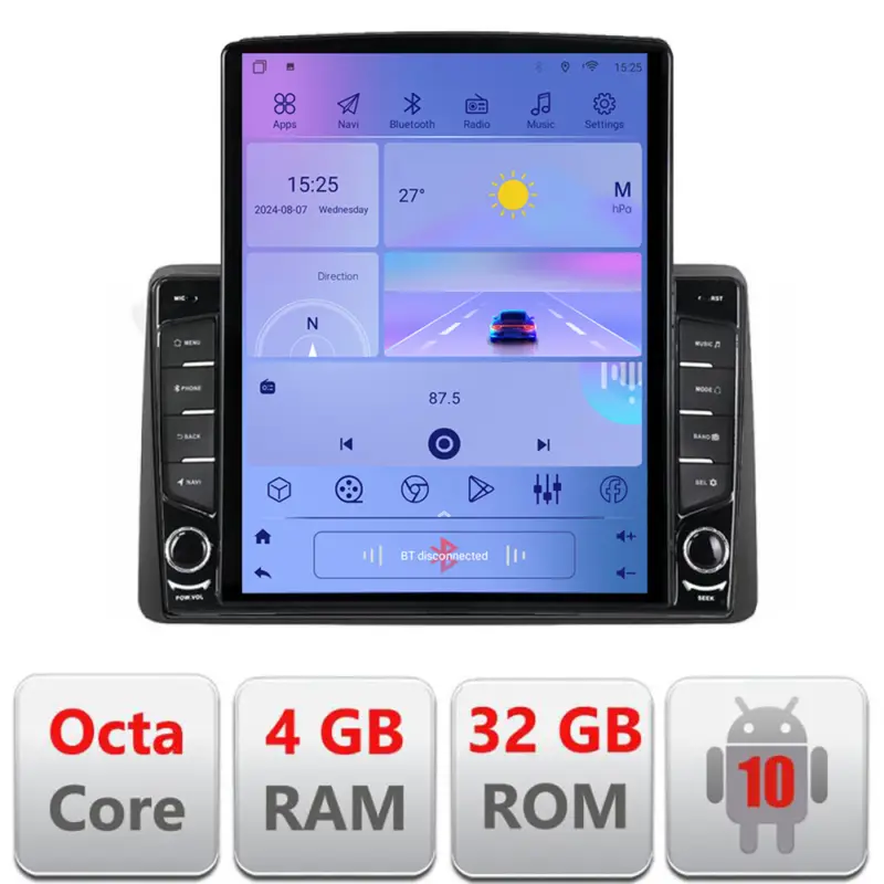 Navigatie Android Dacia Duster 2019+ Tesla 9.7 inch, 4G, GPS, 4GB+32GB Cumpără acum