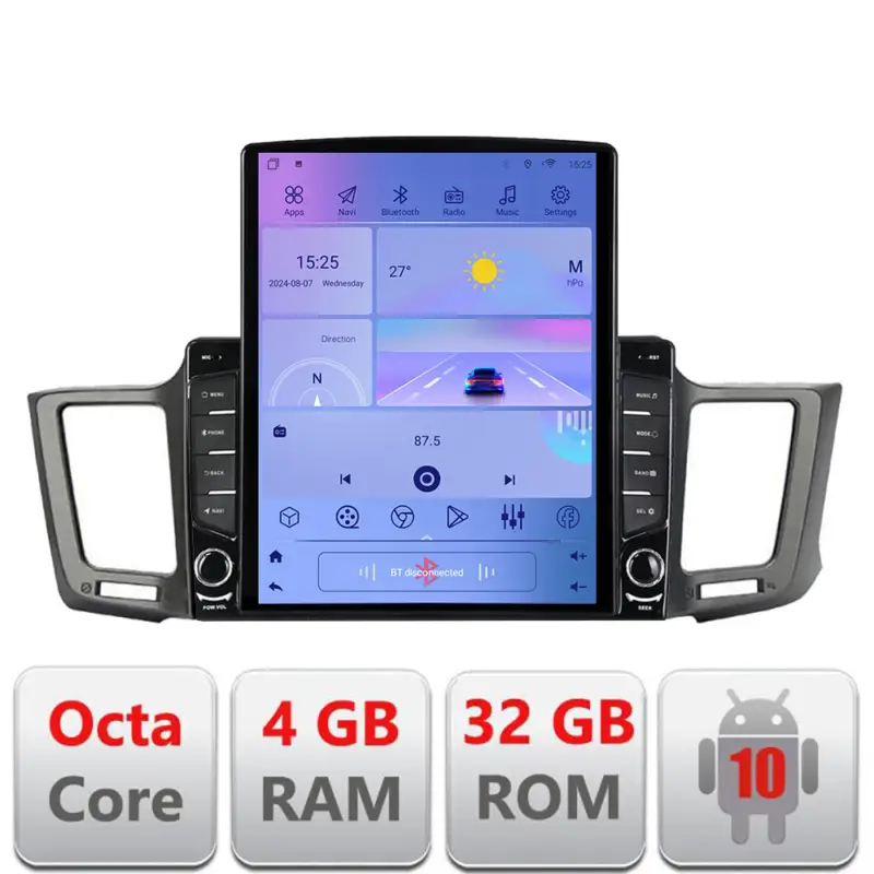 Ofertă de sezon Navigație Toyota RAV4 2013-2018 cu ecran Tesla 9.7 inch, Android, 4G și GPS
