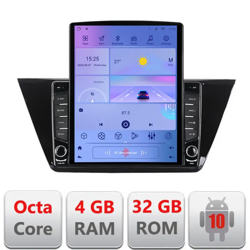 Navigatie Android VW Touran 2016+ Tesla 9.7 inch, GPS, WiFi, 4GB RAM Cumpără acum
