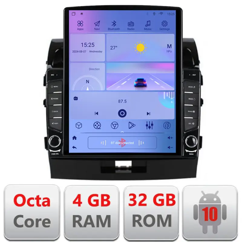 Plată sigură Navigație Android Toyota Land Cruiser L200 9.7 inch, 4GB RAM, 32GB