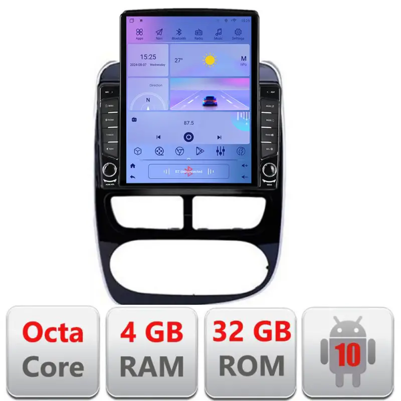 Navigație Renault Clio 4 ecran Tesla 9.7 inch Android 4G GPS 4GB RAM Chilipir