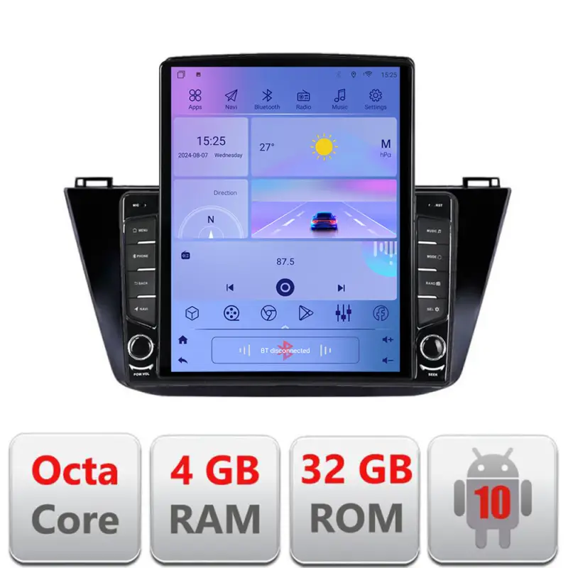 Reducere specială Navigație Android VW Tiguan 2016+ cu ecran Tesla 9.7, 4GB RAM, 32GB, 4G