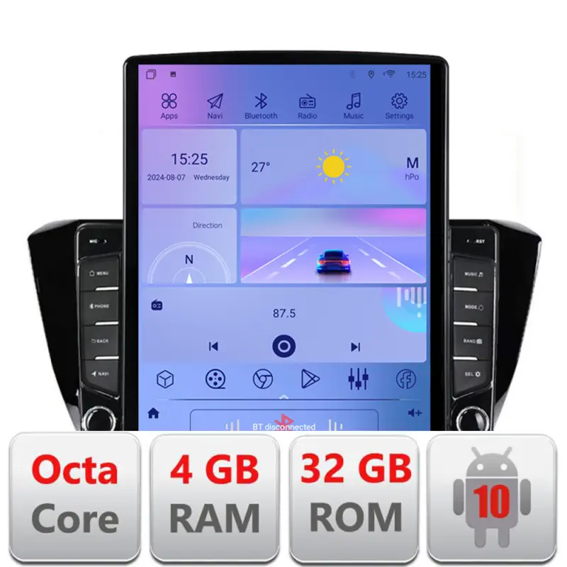 Livrare expres Navigatie Android Skoda Superb 3 2015-2017 Tesla 9.7 inch, 4GB RAM, 32GB, 4G
