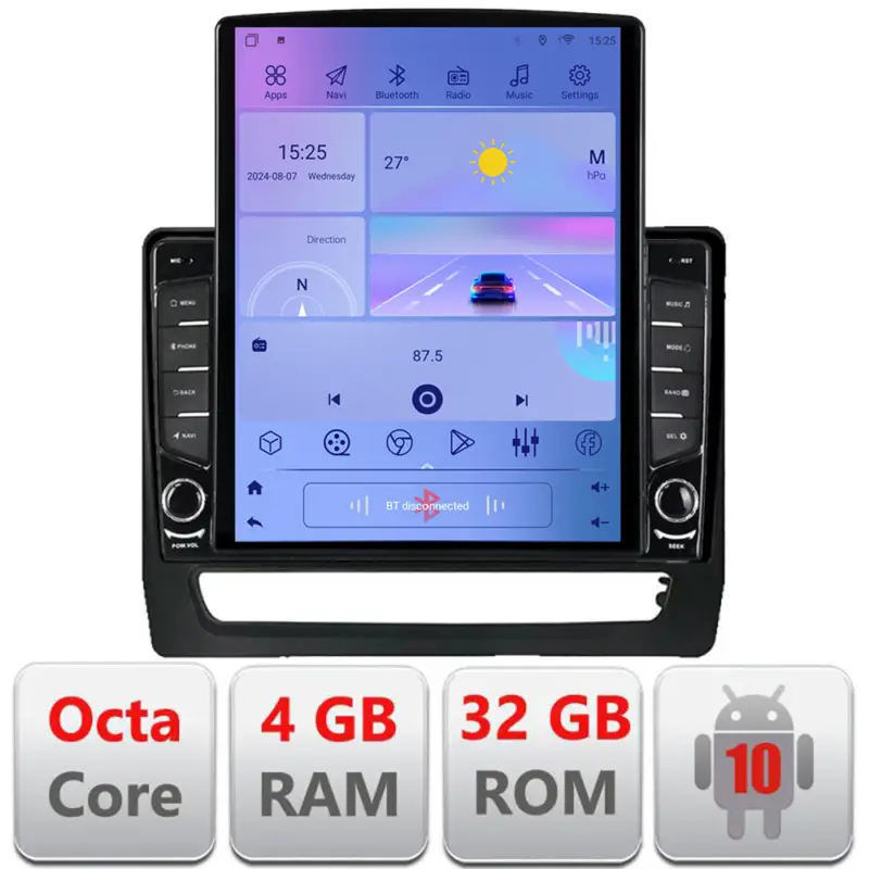 Navigație Mitsubishi ASX 2020, ecran Tesla 9.7 inch, Android, 4GB RAM Premium