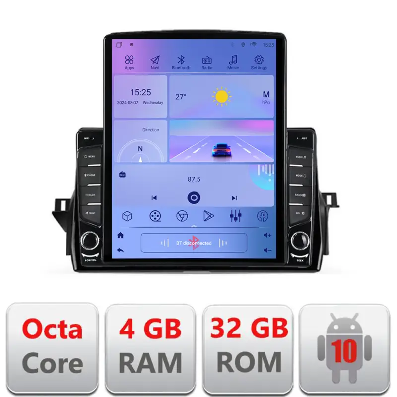 Navigatie Toyota Camry 2021+ ecran Tesla 9.7 inch Android GPS 4GB RAM Preț promoțional
