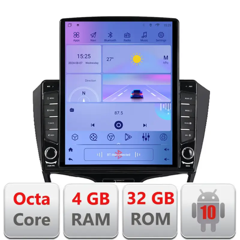 Navigație Opel Karl 2017+ ecran Tesla 9.7 inch Android GPS 4G 4GB+32GB Transport gratuit
