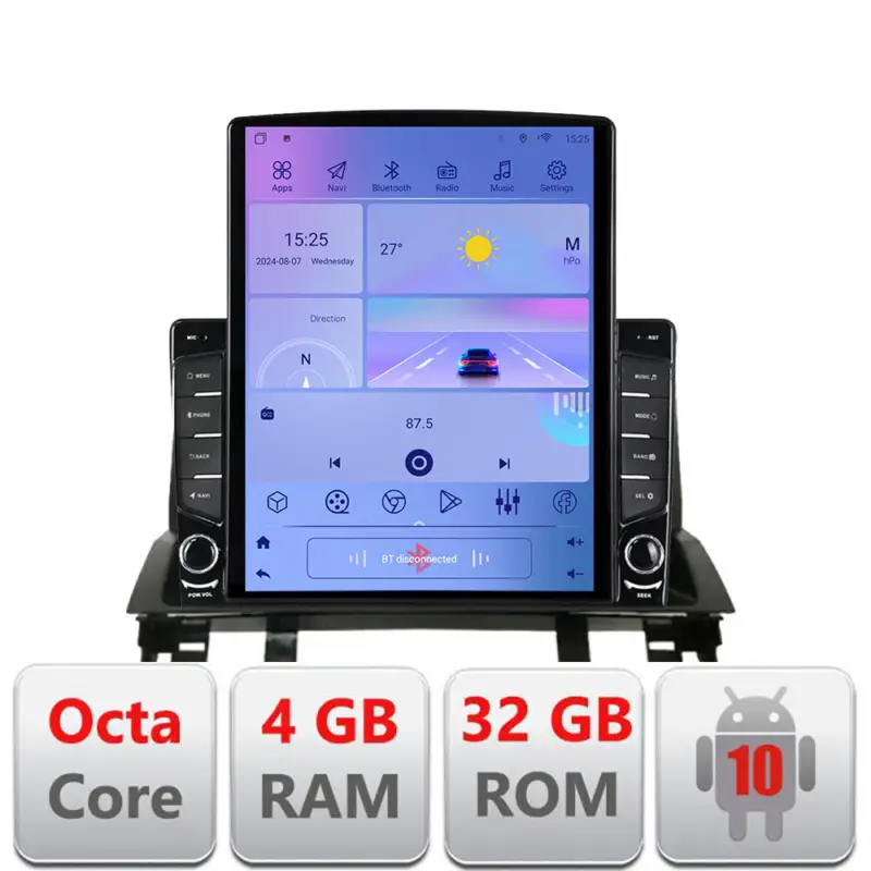 Navigatie Mazda 6 2004-2008 Tesla 9.7 Android GPS 4G WiFi 4GB RAM 32GB Livrare gratuită