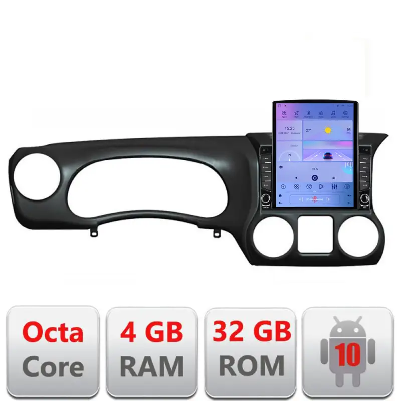 Navigatie Jeep Wrangler 2011-2014 cu ecran Tesla 9.7, Android, 4GB RAM Lichidare de stoc