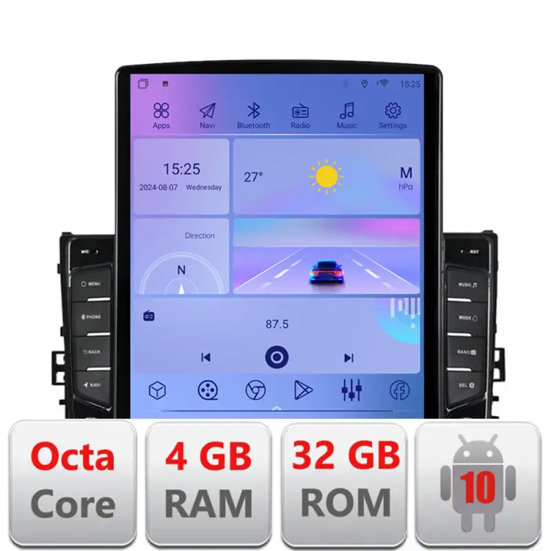 Ofertă specială Navigație Toyota Auris 2017+ cu ecran Tesla 9.7 inch, Android, 4GB RAM