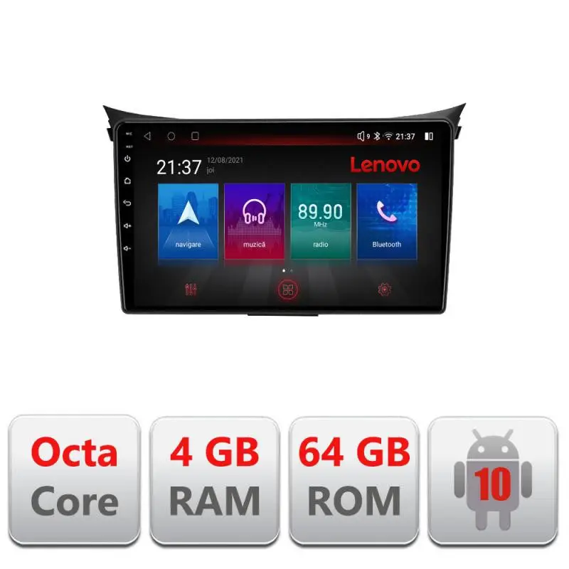 Navigație Hyundai i30 2011-2016 Android 4G GPS WiFi Bluetooth 4GB 64GB Reduceri