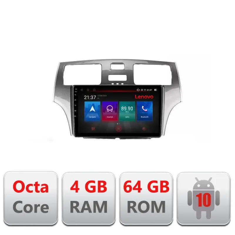 Retur ușor Navigație Android Lexus ES 2001-2006 cu GPS, 4GB RAM, 64GB, LTE