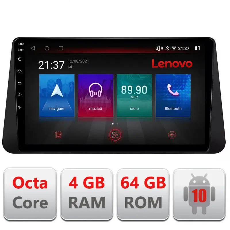 Navigație Nissan Micra 2014-2024 Android 4GB RAM 64GB LTE GPS Resigilată Plată securizată