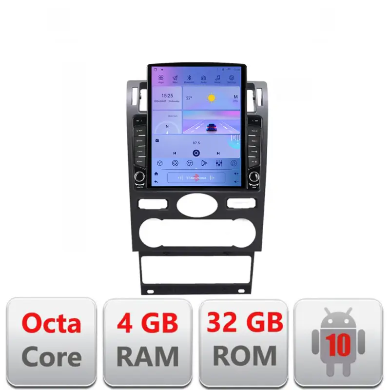Navigație Android Ford Mondeo 2004-2007, GPS, LTE, Octa Core, 4GB RAM Popular