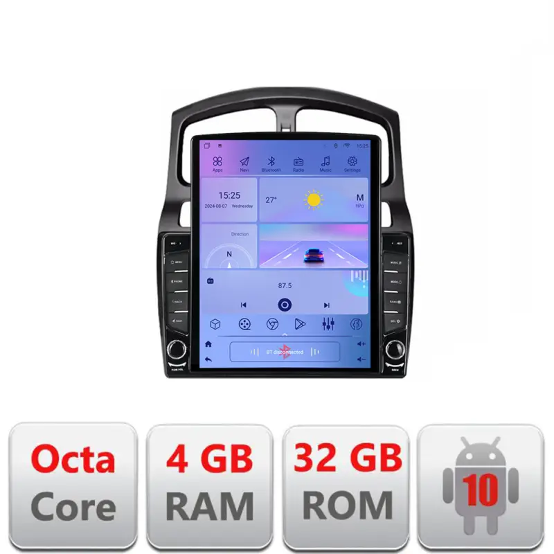 Preț promoțional Navigație Android Hyundai Santa Fe 2000-2006, GPS 4G LTE, Octa Core