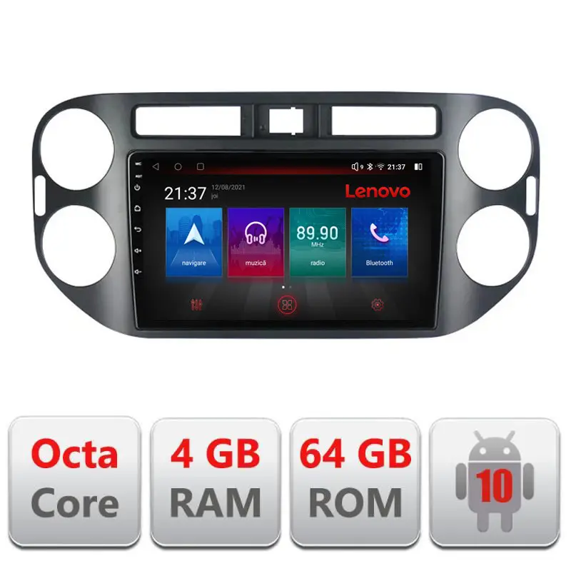 Livrare rapidă Navigație Android VW Tiguan 2008-2016, GPS LTE, 4GB RAM, 64GB, Resigilată