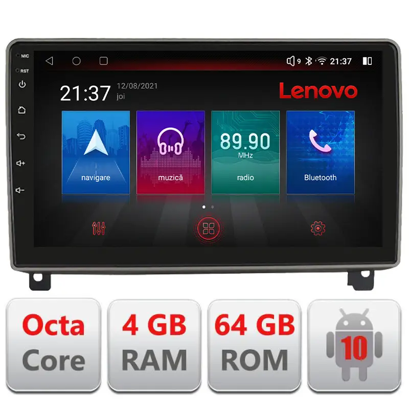 Navigație Peugeot 407 2004-2011 Android 4GB RAM 64GB LTE GPS Resigilată Livrare rapidă