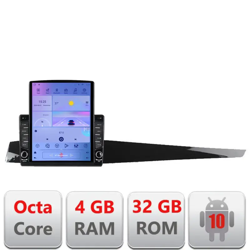Preț promoțional Navigatie Tesla Android pentru Renault Laguna 3, 8 Core, 4GB RAM, 32GB