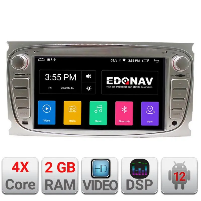 Navigație Android Ford Focus/Mondeo/Galaxy/S-Max 2008-2011 4G GPS Cumpără acum