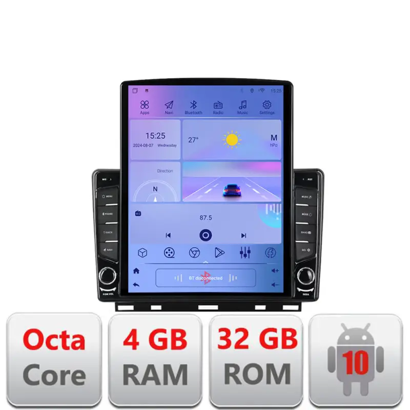 Disponibil imediat Navigatie Android Renault Clio 5, ecran 9.7 inch, Octa Core, 4GB RAM, LTE