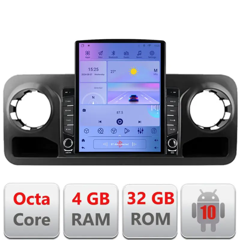 Doar azi Navigație Android Mercedes Sprinter 2018+ Tesla 9.7 inch GPS LTE Octa Core 4GB+64GB