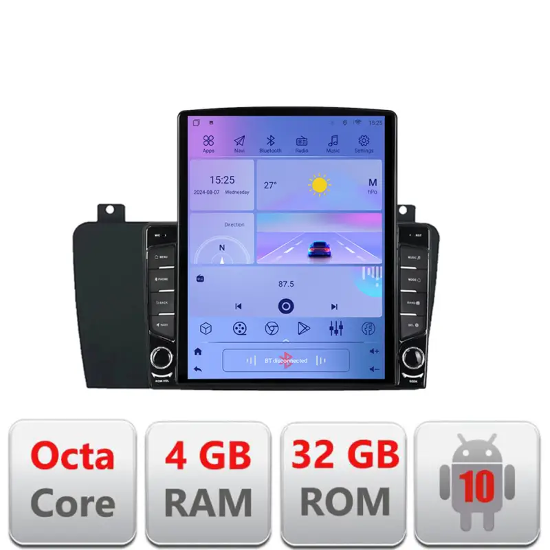 Navigație Android Volvo S60 2002-2008 Tesla 9.7 inch GPS LTE 4GB+64GB Popular