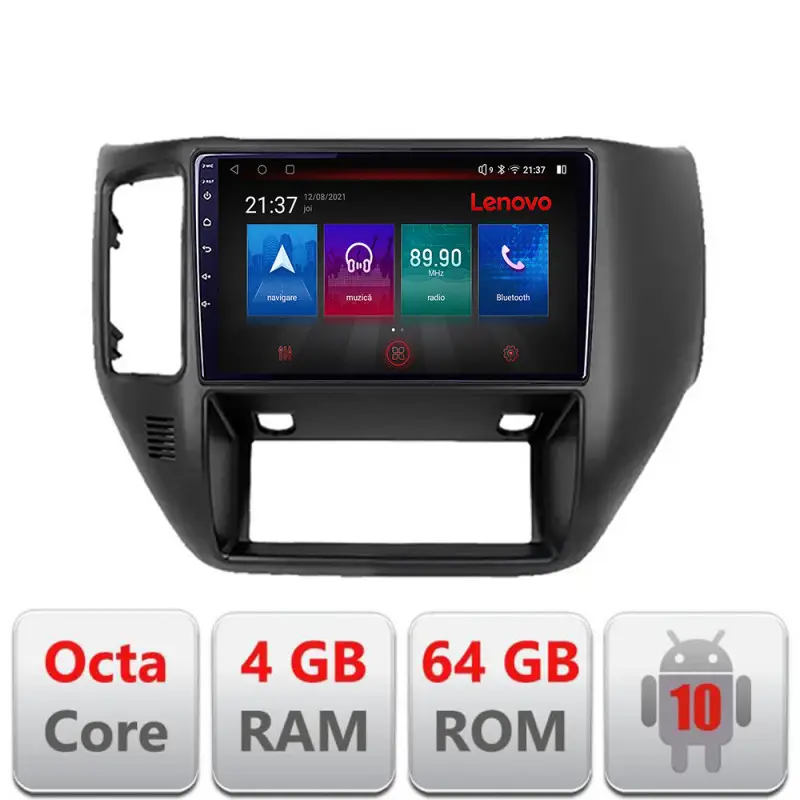 Disponibil imediat Navigație Nissan Patrol Android cu GPS, LTE, 4GB RAM, 64GB, resigilată