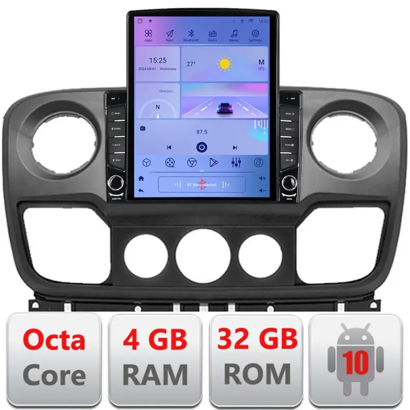 Ieftin Navigatie Android 9.7 inch Opel Movano si Renault Master 2010-2021 LTE