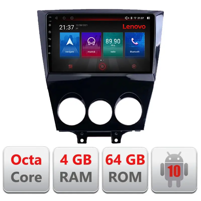 Ofertă specială Navigatie Android Mazda RX-8 2003-2008, 4GB RAM, 64GB, GPS, LTE, resigilata
