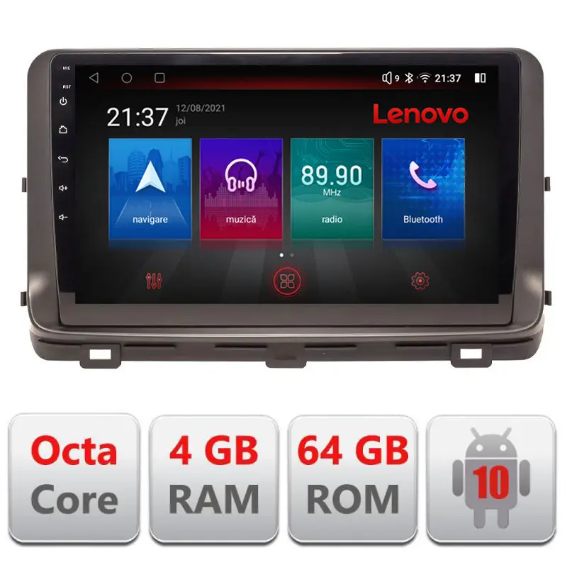 Navigație Android Kia Ceed 2020 cu GPS, LTE, 4GB RAM și 64GB ROM Mai ieftin