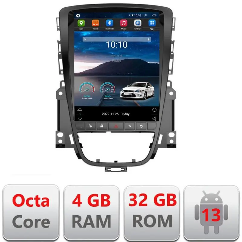 Navigatie Tesla Opel Astra J 2009-2017, 4GB RAM, 32GB, CarPlay Reducere specială