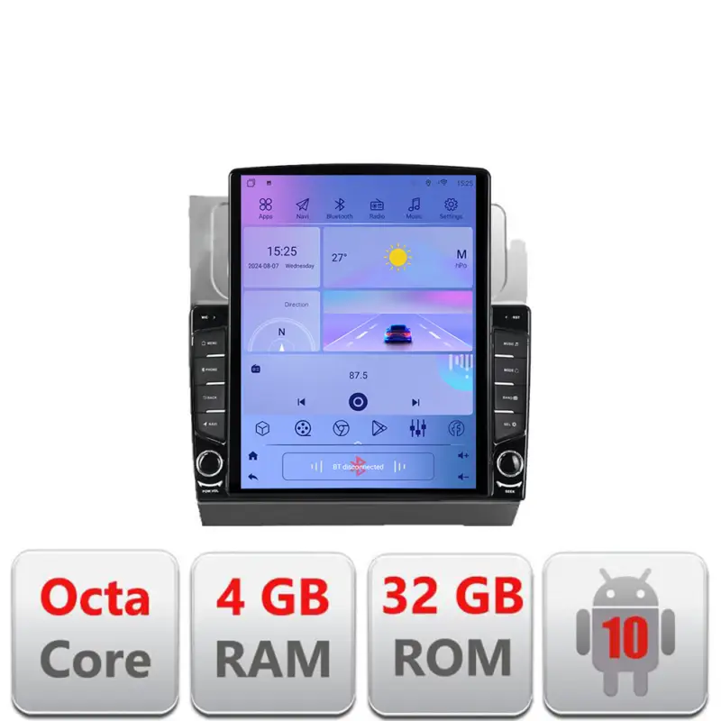 Transport gratuit Navigație Android VW Touran 2003-2010, ecran Tesla 9.7 inch, 4GB RAM