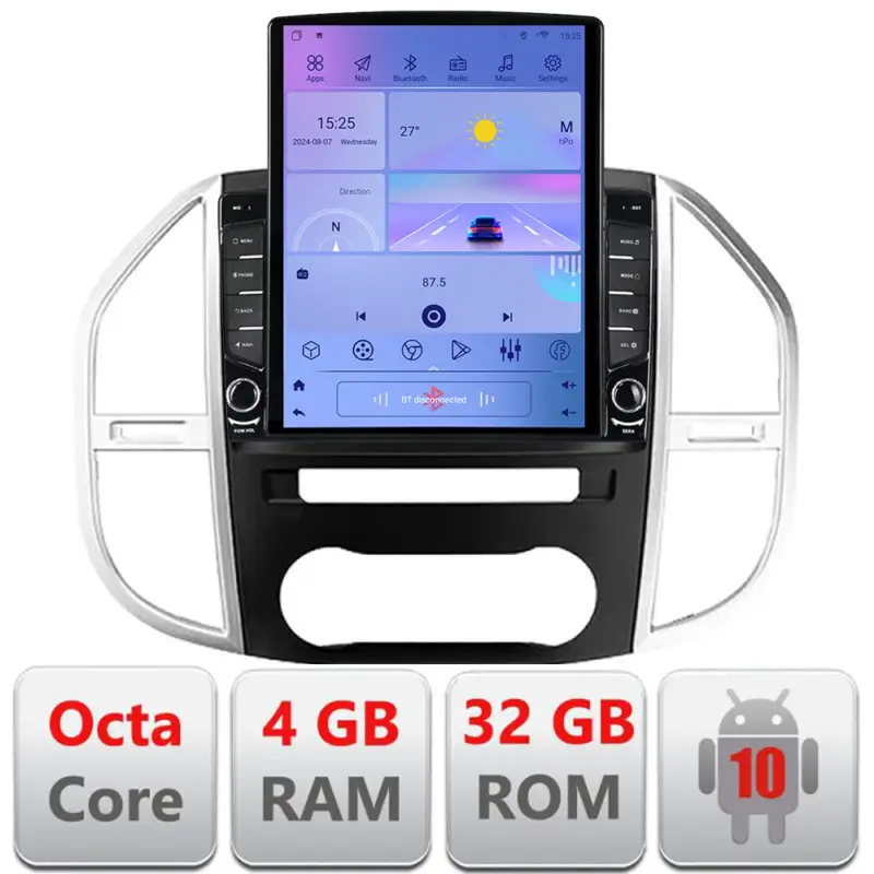 Navigație Android Mercedes Vito W447 2016+ cu GPS, LTE, Octa Core și 4GB RAM Reduceri