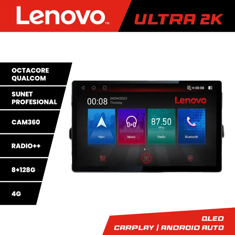 Navigație Android Toyota Prius 2009-2014, ecran 13 inch 2K, 8GB+128GB, 4G Ofertă
