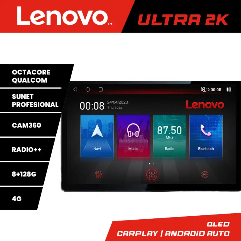 Calitate înaltă Navigație Android Isuzu D-Max 2020+ cu ecran 13 inch 2K, 8GB RAM, 128GB