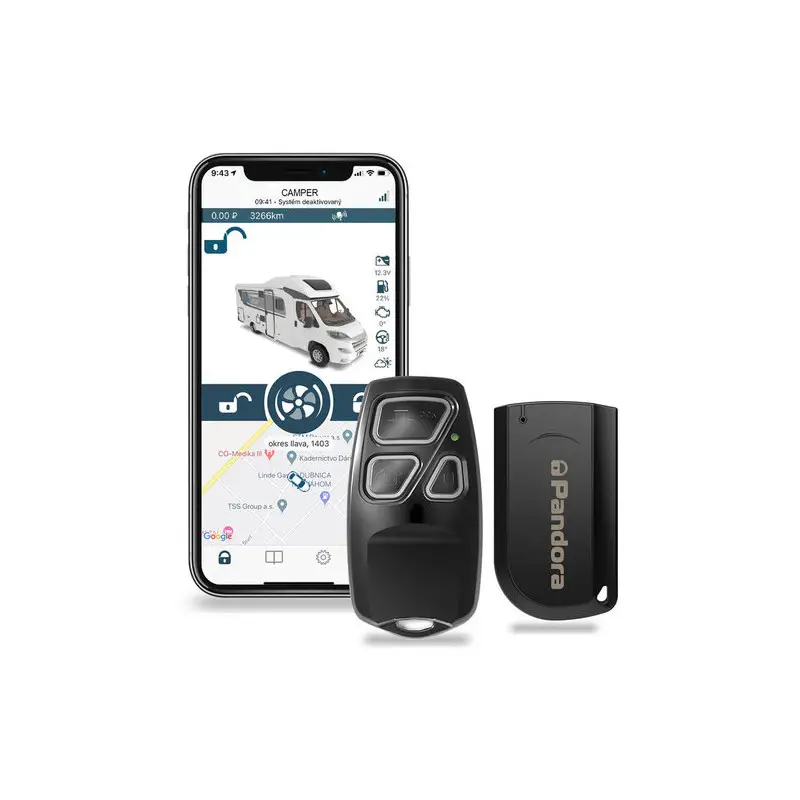 Sistem de securitate pentru autorulote Pandora Camper Mini cu GPS Ofertă limitată