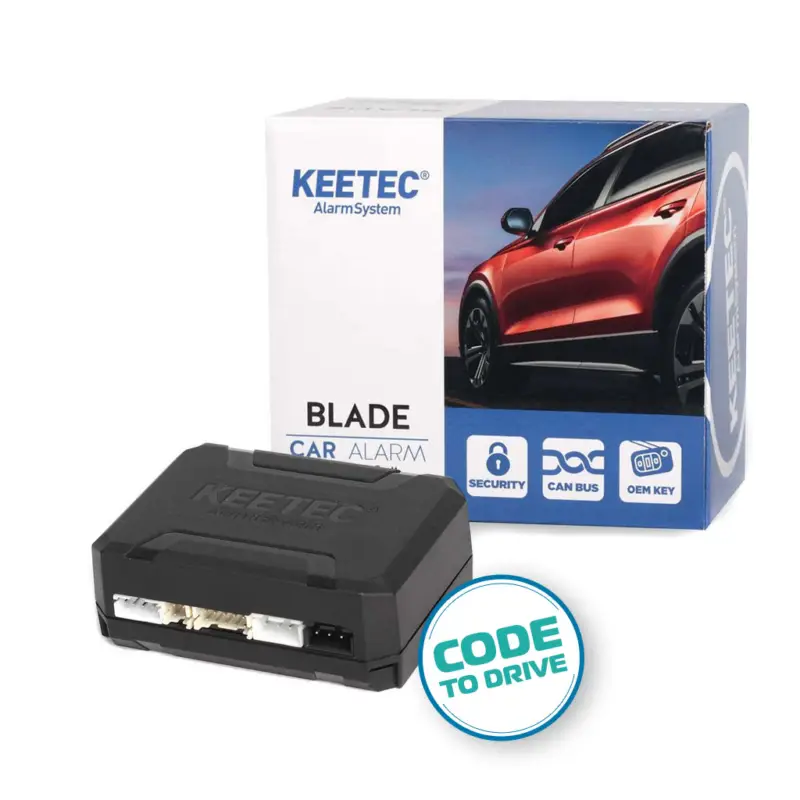 Alarma auto CAN Keetec Blade pe cheia originala, CODE TO DRIVE, 12/24V Ieftin