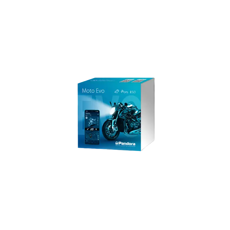 Alarmă moto Pandora Moto Evo 4G cu GPS și control din telefon Comandă acum