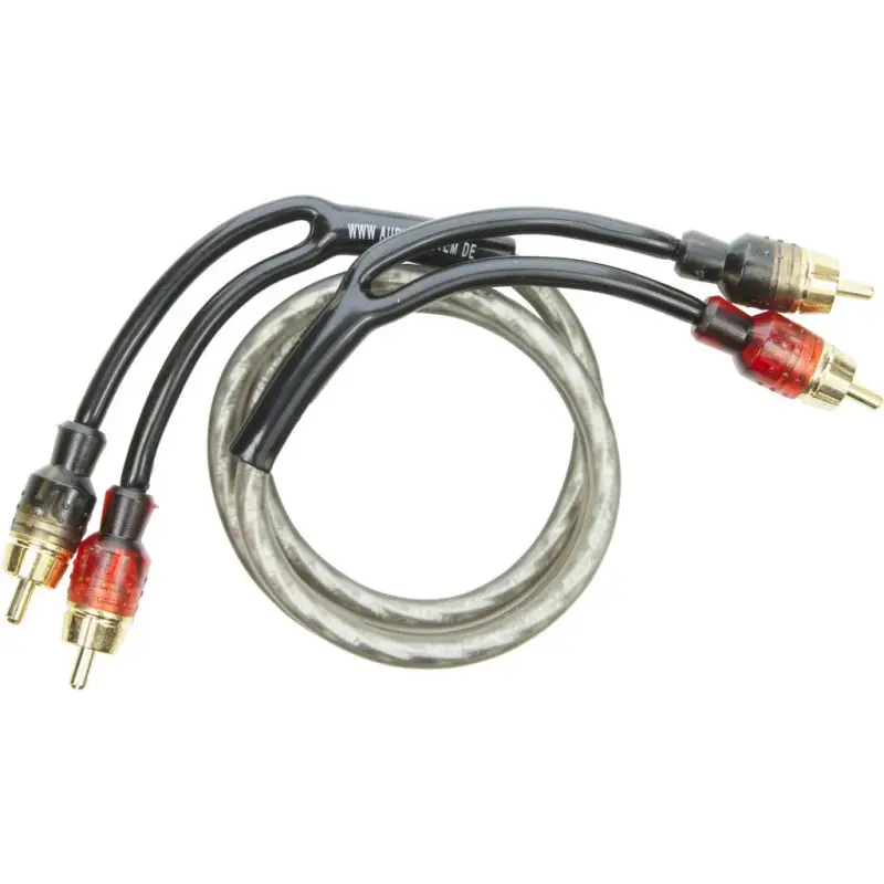Plată sigură Cablu RCA OFC 0,25 m pentru conectare audio auto, Audio System