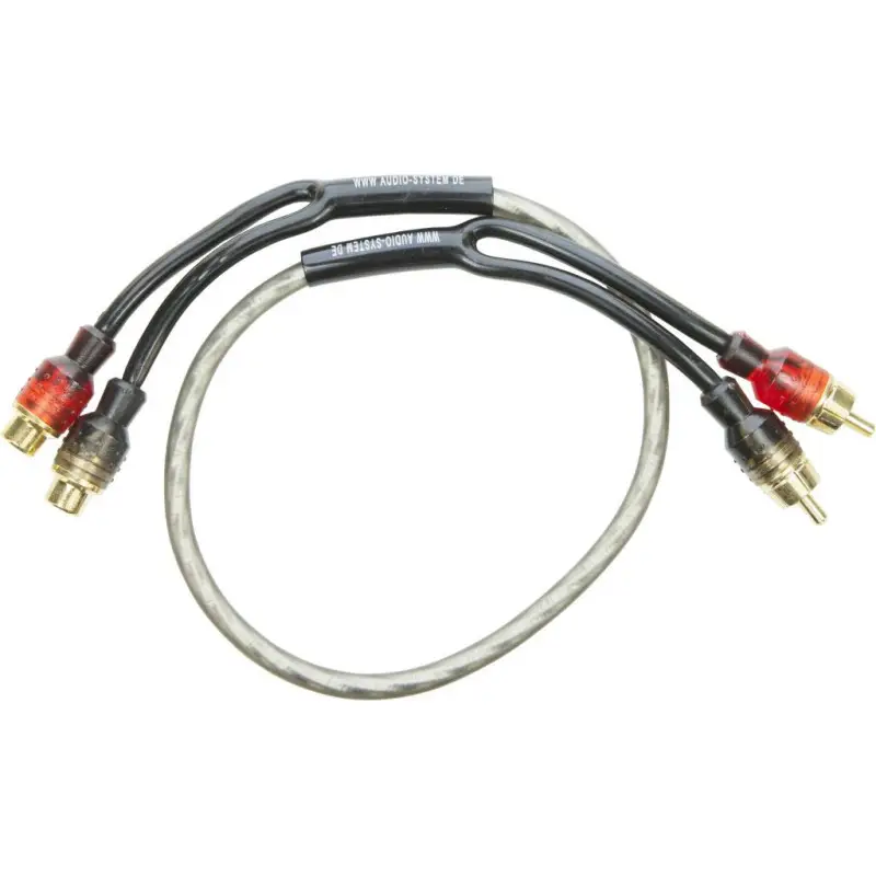 Cablu RCA OFC 0,5 m Audio System pentru conexiune audio auto Ofertă specială