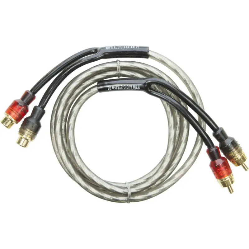 Ultima șansă Cablu RCA OFC 1,25 m Audio System pentru semnal audio auto
