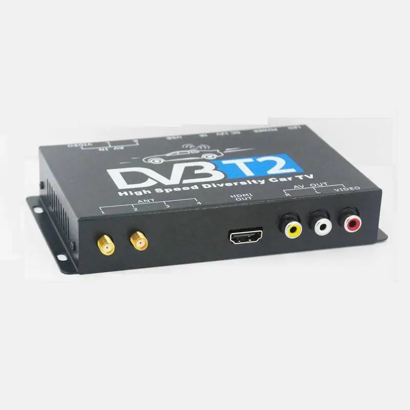 Tuner TV auto DVB-T2 digital cu 2 antene, USB media player și HDMI Reducere