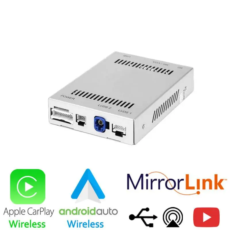 Interfață CarPlay Android Auto Mercedes NTG5.5 wireless cu USB și cameră Expediere rapidă